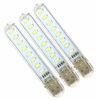 Picture of Meiyangjx USB Led Lamp Camping Night Light, Mini Portable Keychain Lights for Power Bank PC Laptop (3 Pack-White) 3.94 in x 0.7 in x 0.35 in