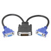 Picture of JDYYICZ DMS-59 to VGA Splitter for Dual Monitor Setups or as a VGA Adapter Y Cable Cord