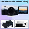 Picture of Camera Case for Sony ZV-1, ZV1 Camera Cover Silicone Camera Sleeve Body Skin Protective Case with Removable Lens Cap for Sony ZV 1 Digital Camera, Black&White