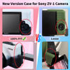 Picture of Camera Case for Sony ZV-1, ZV1 Camera Cover Silicone Camera Sleeve Body Skin Protective Case with Removable Lens Cap for Sony ZV 1 Digital Camera, Black&White