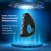 Picture of NEWNEWLIU Motorcycle Helmet Headset,Waterproof Multi Functional Bluetooth Smart Remote Control for Bicycles, Motorcycles,Wireless Handlebar Control Button Remote Control Compatible iPhone/Android