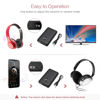 Picture of LOFICOPER Bluetooth 5.0 Transmitter Receiver for Car, 2 in 1 Aux Bluetooth Adapter for Car, Wireless Bluetooth Music Receiver for Car Stereo System, Headphones, Speakers, Hands Free Call