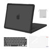 Picture of MOSISO Compatible with MacBook Pro 14 inch Case 2025-2021 M4 M3 M2 M1 A3112 A3185 A3401 A2918 A2992 A2779 A2442, Soft TPU Bumper Anti-Scratch Hard Case&Keyboard Skin&Screen Film&Pouch, Black