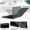Picture of MOSISO Compatible with MacBook Pro 14 inch Case 2025-2021 M4 M3 M2 M1 A3112 A3185 A3401 A2918 A2992 A2779 A2442, Soft TPU Bumper Anti-Scratch Hard Case&Keyboard Skin&Screen Film&Pouch, Black