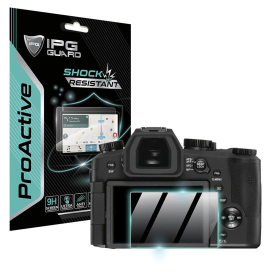 Picture of IPG ProActive for Leica CL / Q2 / SL2 / SL3 / SOFORT 2 / TL2 / V-Lux 5 Camera Display (2 Units) 9H Hardness Screen Protector Smooth Glass Touch Ultra Responsive High Clarity Anti Scratch Smudge & Shock Proof Nano Technology Guard (Leica V-Lux 5)