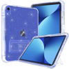 Picture of Rantice iPad 10th Generation Case, Pencil Holder & Kickstand - Slim, Glittery and Shockproof Bumper for Women and Girls, Clear Glitter