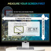 Picture of Peslv 2-PACK 20 Inch 16:9 Computer Privacy Screen for Widescreen Monitor, 20inch Removable Anti Blue Light Glare Eye Protection Shield, Black Blackout Anti Spy Desktop Security Private Filter