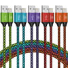 Picture of iPhone Charger 5 Pack 10 ft USB Lightning Cable Apple Mfi Certified Cable Fast Charging Cord Nylon Braided Compatible with iPhone 14 13 12 11 XS XR X Pro Max 8 7 6 6S 6 Plus Mini 5S SE Plus iPad