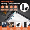 Picture of Laptop Screws Kit, 810Pcs Black Laptop Notebook Computer Replacement Screws Assortment Kit, M1.4 M1.7 M2 M2.5 M3 Carbon Steel Flat Head Phillips Mini Screws Set for Lenovo Toshiba HP IBM Dell Sony