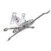 Picture of Low Profile Projector Ceiling Mount Universal, 22 lbs Max Weight, 360° Rotation 30° Tilt | Universal Projector Bracket 3.3" High, Suspended Drop Ceiling Mount Kit for Home & Office Projectors(White)