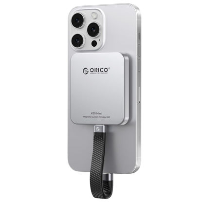 Picture of ORICO 1TB Magnetic External SSD, Aluminum Alloy, Up to 2000MB/s, 4K 120Hz ProRes HDR Record and Store, External Solid State Drive, Compatible with iPhone 16 Pro Max, Tablet, Computer - K20MINI