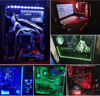 Picture of DS leddess RGB LED Strip Computer Lighting via Magnet with Controller for Desktop Computer Case Mid Tower Full Tower (24Key Remote,2PK,30CM,R Series)