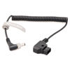 Picture of KOCACKOO D-Tap(P-Tap) to DC 5.5 * 2.5mm Locking Right Angle Male Coiled Power Cable for Double-Sided NP-F Dummy Battery and Video Devices PIX-E7 PIX-E5 7 Atomos/Ikan/Sony/DJI Monitor.