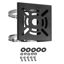 Picture of WiTi Universal Vertical Pole Mount for Security Camera, Solid Metal Mounting Corner Bracket with 2 Loops, Suitable for CCTV Cameras LED Wall/Stage Lights, Solar Panels