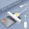 Picture of USB C CAC Reader - USB C DOD Military USB Common Access CAC Card Reader - Mini Fold and Portable Smart Card Reader Compatible with Windows, Mac OS Plug and Play