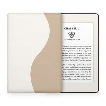 Picture of Tacky Design Colorwave Skin for Kindle Paperwhite Skin Wrap, Off-White & Beige Skin for Kindle Stickers, Premium Vinyl 3M Full Wrap for Kindle Paperwhite Covers (Kindle Paperwhite (10th Gen, 2018))