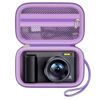 Picture of Digital Camera Case Compatible with TEBNGIHNM for Duluvulu for Oiadek for zheozeig for Zostuic for Toiauaha 4K Vlogging Camera. Storage Holder Bag for Canon PowerShot Camera (Box Only) - Purple