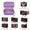 Picture of Digital Camera Case Compatible with TEBNGIHNM for Duluvulu for Oiadek for zheozeig for Zostuic for Toiauaha 4K Vlogging Camera. Storage Holder Bag for Canon PowerShot Camera (Box Only) - Purple