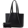 Picture of LOVEVOOK Laptop Tote Bag for Women 17 Inch Work Bag Leather Laptop Bag with Clutch, Large Capacity Office Purse Computer Briefcase Shoulder Bag for Casual Business Travel, Sandy