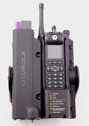 Picture of NNTN8527A, NNTN8527 Motorola Solutions Vehicle Impres Adaptive Charger. AXP6000 APX7000 APX8000 APX8000XE APX7000XE APX6000XE SRX2200, Black