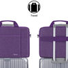 Picture of Ferkurn Laptop Bag Women Men Computer Bag for HP Envy Pavilion Omen/LG Gram/MSI/Dell Inspiron XPS/Lenovo Thinkpad/ASUS/Acer, Shoulder Strap Carrying Briefcase Messenger Bag Case, Purple, 17 17.3 Inch