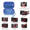 Picture of Grapsa Digital Camera Case Compatible with TEBNGIHNM for Duluvulu for Oiadek for zheozeig for Zostuic for Toiauaha 4K Vlogging Camera. Storage Holder Bag for Canon PowerShot Camera (Box Only) - Blue
