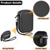 Picture of Digital Camera Case Compatible with TEBNGIHNM for Duluvulu for Oiadek for zheozeig for Zostuic for Toiauaha 4K Vlogging Camera. Storage Holder Bag for Canon PowerShot Camera (Box Only) - Grey Inner