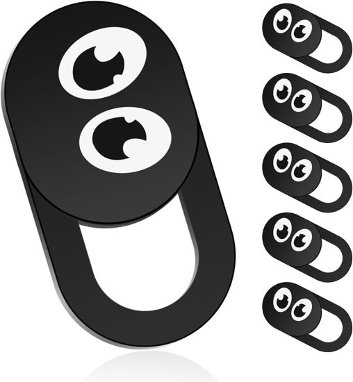 Picture of 6PCS Laptop Camera Cover Slide Cute Panda Camera Cover for Laptops/ Smartphone, Cute Panda Camera Cover for Spot Show, Ultra Thin Laptop Webcam Cover for Computer Protecting Your Visual Privacy