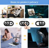 Picture of 6PCS Laptop Camera Cover Slide Cute Panda Camera Cover for Laptops/ Smartphone, Cute Panda Camera Cover for Spot Show, Ultra Thin Laptop Webcam Cover for Computer Protecting Your Visual Privacy