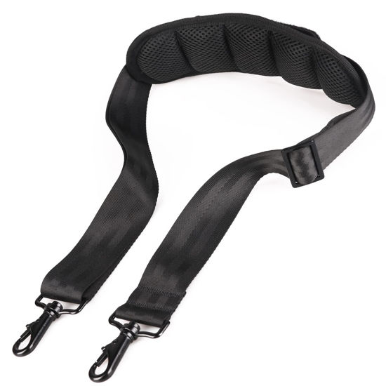 Picture of MAGARROW Shoulder Strap 60" Universal Replacement Adjustable Shoulder Belt, Comfortable Padded for Messenger Bag Laptop Case (Black)