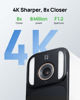 Picture of Anona Aurora 4K Security Camera Outdoor Battery Wireless with Solar Powered, AOV, Color Night Vision & 136° FOV, Multi-Object Detection, No Hub Needed, Two-Way Audio, IP67