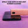 Picture of Screen Cleaner Spray and Wipe by ZERNBER- Computer Screen Cleaner, Laptop Screen Cleaner, Phone Cleaner, Car Screen Cleaner, 2in1 Touchscreen Mist Cleaner- (0.3 oz) Purple