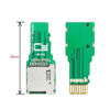 Picture of Chenyang 2Pcs TF Micro SD Card Male Extender to SD Card Female Extension Adapter PCBA SD/SDHC/SDXC UHS-III UHS-3 UHS-2