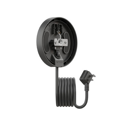 Picture of Wyze Floodlight Cam Plug-in Mount for Wyze Floodlight Cameras v1/v2/Pro, Electrical Box with 20ft Weather-Resistant Outdoor Power Cable, Easy Installation (Black)