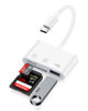 Picture of SD Card Reader for iPhone 16 Pro Max/16 Pro/16 Plus/16/15pro Max/15Plus/15Pro/15, USB C Memory Card Reader 3-in-1 Type C TF MicroSD Card Reader Dongle Adapter for iPad MacBook Pro Air Computer Camera