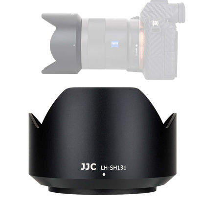 Picture of JJC LH-SH131 Metal Petal Lens Hood for Sony Sonnar T* FE 55mm f1.8 ZA Lens/T* E 24mm f/1.8 ZA Lens, Sony Sonnar 55mm 1.8 Lens Hood, Sonnar 24mm 1.8 ZA Lens Hood, Replaces Sony ALC-SH131 Lens Hood