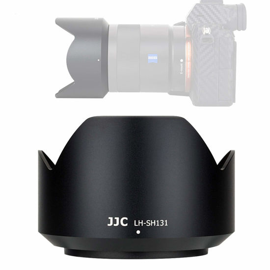 Picture of JJC LH-SH131 Metal Petal Lens Hood for Sony Sonnar T* FE 55mm f1.8 ZA Lens/T* E 24mm f/1.8 ZA Lens, Sony Sonnar 55mm 1.8 Lens Hood, Sonnar 24mm 1.8 ZA Lens Hood, Replaces Sony ALC-SH131 Lens Hood