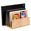 Picture of MobileVision Bamboo Multi Device Organizer for Smartphones, Tablets and Laptops, 5 Slots
