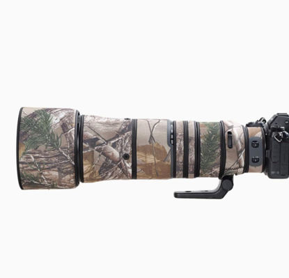 Picture of XCOAT Waterproof Camera Lens Coat for Nikon Z 180-600mm F/5.6-6.3 VR, Camera Camouflage Rain Covers Lens Protective Sleeve (Jungle Camouflage)