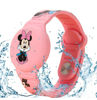 Picture of Compatible for AirTag Kids Bracelet, Cute Kid Air Tag Wristband Adjustable Hidden Watch Band Air Tag Holder for Apple Air Tag, Soft Silicone Waterproof Air Tag Case for Kids (Pink Minni)