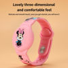 Picture of Compatible for AirTag Kids Bracelet, Cute Kid Air Tag Wristband Adjustable Hidden Watch Band Air Tag Holder for Apple Air Tag, Soft Silicone Waterproof Air Tag Case for Kids (Pink Minni)
