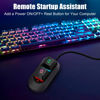 Picture of Desktop Computer Power Switch,AZMXDVP External Remote Start PC Motherboard Power On Off Reset Switch Button Extension Cable-M30