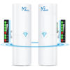 Picture of Gigabit Wireless Bridge Outdoor, 5KM Point-to-Point WiFi Bridges for Network Extension, 5.8 GHz Wireless Bridge Compatible with Starlink and Cameras, Ideal for Barn, Farm, Shop,Plug and Play, 2 Pack