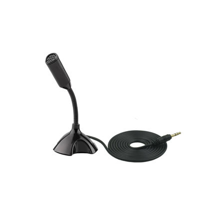 Picture of LANDIBO 3.5mm Microphone，Adjustable gooseneck Mini for Laptop/Desktop Computers pc Microphone，Plug and Play, Driver-Free Desk Microphone，Recordings, Games, Streaming, podcasts. (3.5MM)