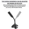Picture of LANDIBO 3.5mm Microphone，Adjustable gooseneck Mini for Laptop/Desktop Computers pc Microphone，Plug and Play, Driver-Free Desk Microphone，Recordings, Games, Streaming, podcasts. (3.5MM)