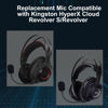 Picture of SPTSSWET Replacement Game Microphone Compatible with Kingston HyperX Cloud Revolver S/Revolver Gaming Headset Detachable Microphone Noise Cancelling Mic,3.5mm Black