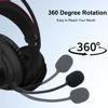 Picture of SPTSSWET Replacement Game Microphone Compatible with Kingston HyperX Cloud Revolver S/Revolver Gaming Headset Detachable Microphone Noise Cancelling Mic,3.5mm Black