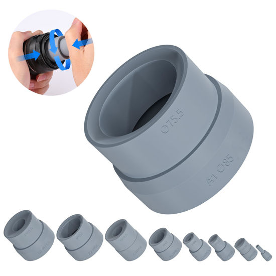 Picture of NEEWER DSLR Camera Lens Repair Tool Kit, 9pcs Lens Removal Silicone Rings, 8-85mm Camcorder Lens Calibration Tool, Silicone Lens Friction Wrench Kit, Camera Lens Opener, HW-37