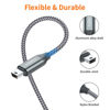 Picture of JXMOX Mini USB Cable, (3.3ft 2 Pack) USB 2.0 Type A Male to Mini B Charging Cord Compatible with Hero 3+, PS3 Controller, Digital Camera, Dash Cam, MP3 Player, Garmin Nuvi GPS, GPS Receiver