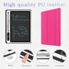 Picture of LCD Writing Tablet 10 inch Electronic Handwriting Pad Doodle Board with Leather Protective Case Christmas Birthday Gifts for Kids Adults at Home School Office(Pink)